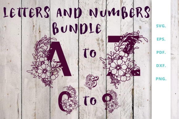 Cut File Floral Alphabet Bundle: A Designer's Essential