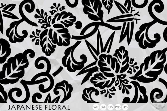 Discover the Elegance of Vintage Floral Japanese Cut Files