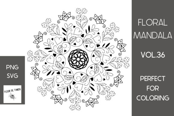 Discover the Versatility of Floral Mandala Vol.36 for Creative Projects
