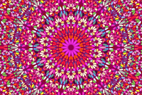 Embracing the Elegance of Floral Mosaic Mandala Backgrounds in Modern Design