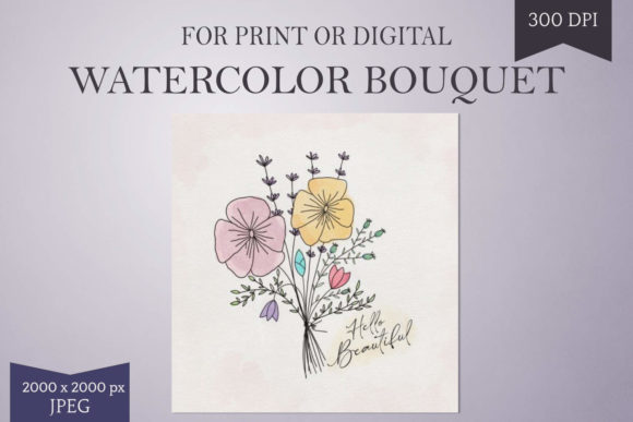 Exploring the Beauty and Versatility of Watercolor Floral Bouquet Designs
