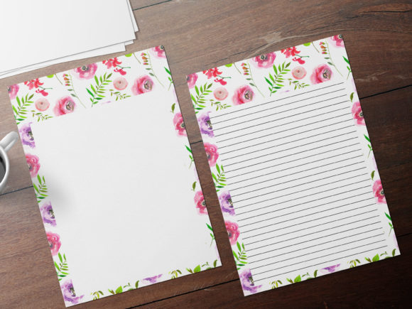 Exploring the Versatility of Colorful Floral Stationary Journaling
