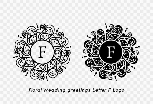 Floral Elegance: The Versatile Letter F Floral Logo
