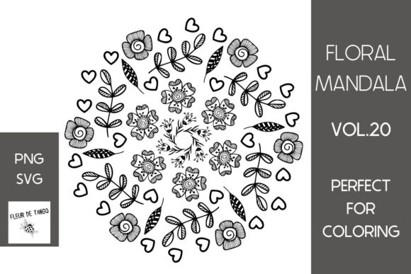Floral Mandala Vol.20: Elevate Your Design Projects