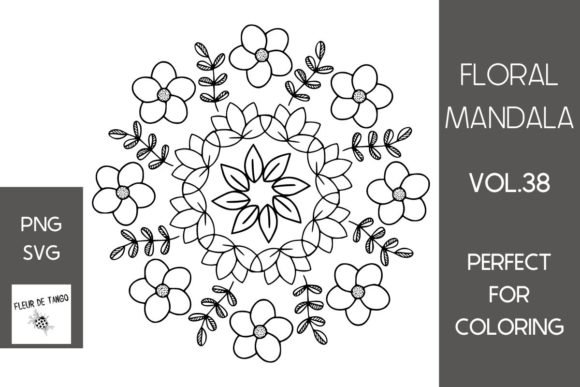 Floral Mandala Vol.38: Elevate Your Design Projects