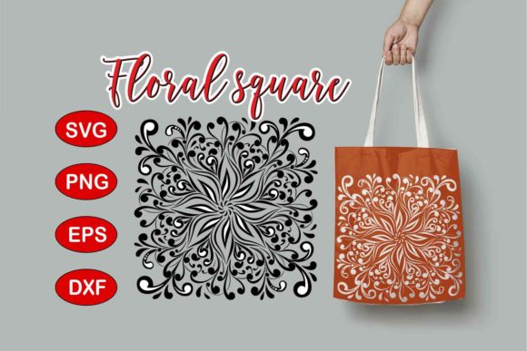 Floral Square Design: A Versatile and Creative Addition to Your Craft Projects