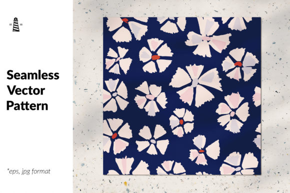 Hand Painted Floral Seamless Background