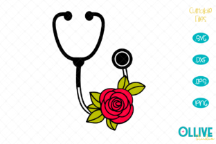Nurse Stethoscope Floral: A Charming Design