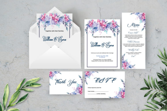 Printable Floral Wedding Invitation Set: A Comprehensive Guide for Your Special Day