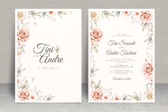 Strategic Use of Watercolor Floral Wedding Card Set Theme for Memorable Invitations