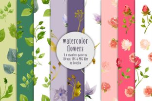 Watercolor Clematis: A Versatile Floral Pattern